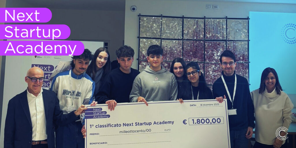 Il team vincitore della Next Startup Academy