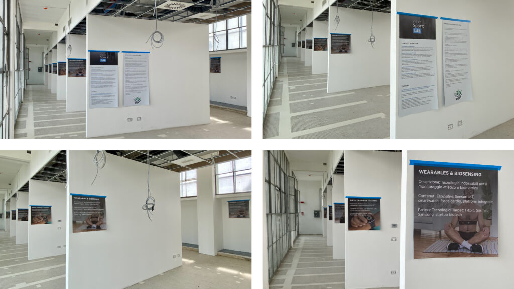 Il Next Sport LAB in allestimento