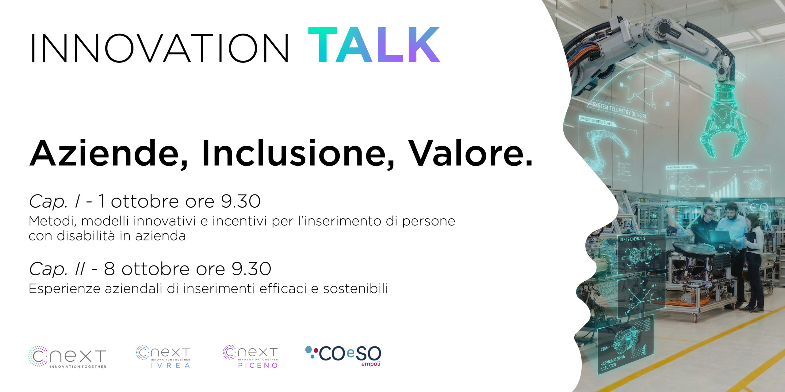 Talk_CoeSo_MAIL-all Locandina dei webinar