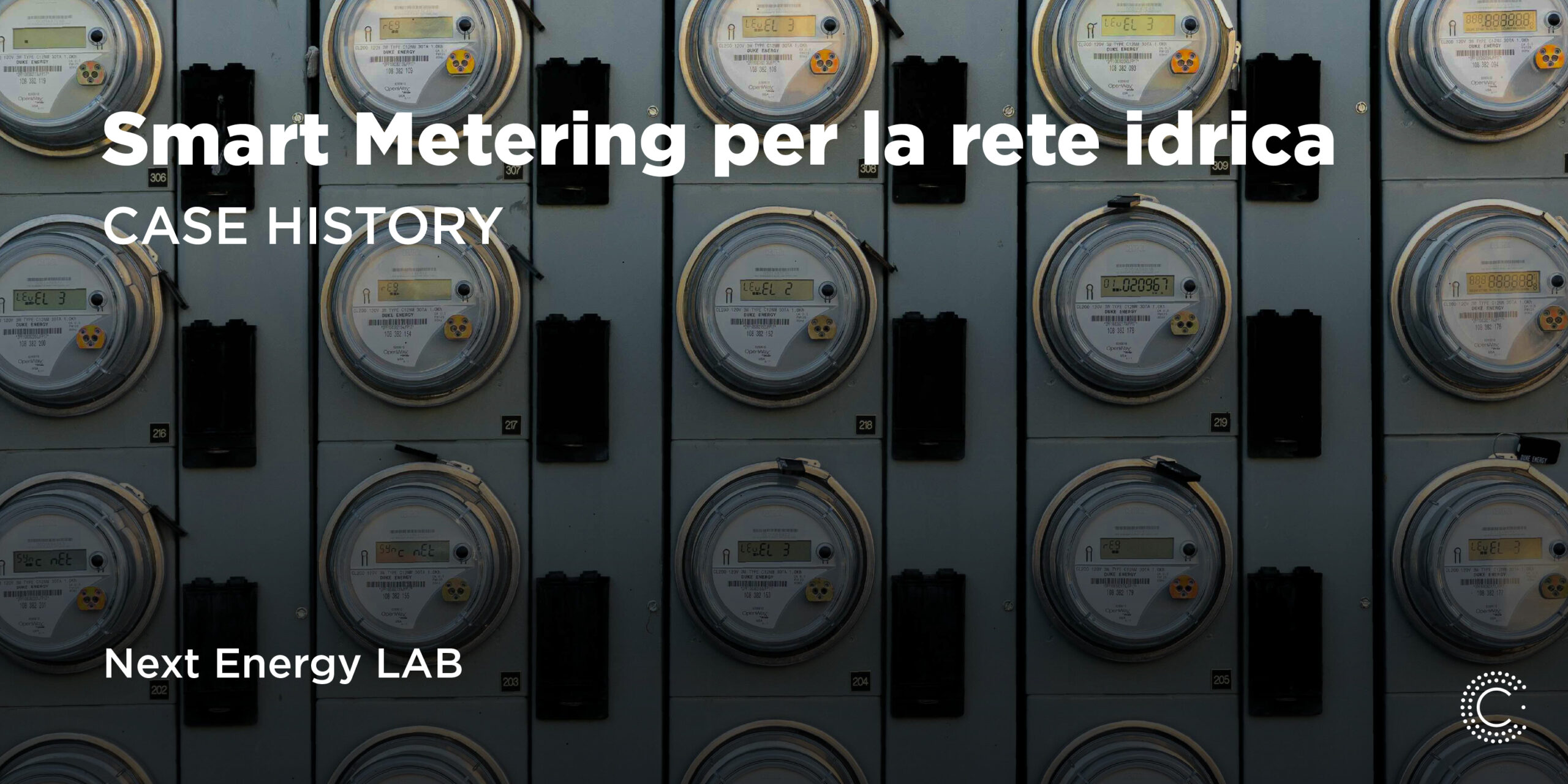 Una serie di contatori smart